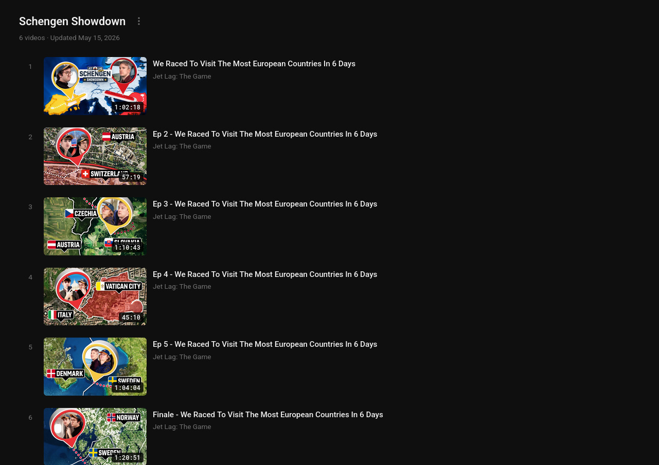 Playlist screenshot